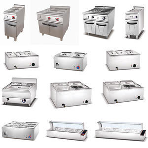 Chauffe-aliments Chauffe-aliments électrique Bain <span class=keywords><strong>Marie</strong></span> 2 Casseroles Bain-<span class=keywords><strong>marie</strong></span> électrique avec armoire pour équipement de cuisson - Product Image 2