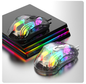 K-Snake Q16 Souris de jeu filaire illuminée entièrement transparente pour ordinateurs portables de jeu et ordinateurs de bureau-Vente en gros - Product Image 6
