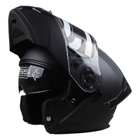 Casque modulaire personnalisé en usine avec double visière conception rabattable en ABS certifié DOT pour motos taille XL état neuf