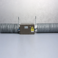 Tuyau d'échappement insonorisant pour système d'air frais, conduit de silencieux d'extraction pour hotte de cuisine