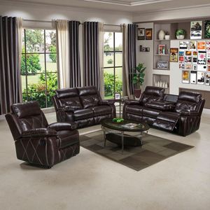 Sofá de Esquina para Sala de Estar, Sofá Seccional de Cuero de Lujo, Muebles para Sala de Estar, Canape, Sofá Reclinable Eléctrico para Cine en Casa - Product Image 4