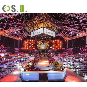 Luxury Custom Design LED Restaurant Interior Decoration Cafe Night Club Bar <strong>Counter</strong> Furniture - Product Image 1