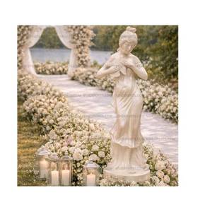 Sculpture figurative classique élégante, accessoire de décoration de luxe pour allée de mariage et entrée - Product Image 1