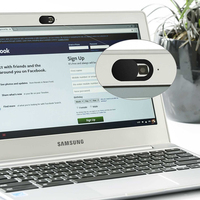 Nouvelle conception de cache-webcam flexible pour ordinateur portable avec protection coulissante de confidentialité en matériau ABS