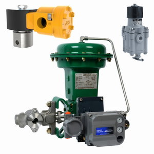 Électrovanne à 2 voies JHJ à action directe antidéflagrante avec DVC6200 et actionneur pneumatique - Product Image 4
