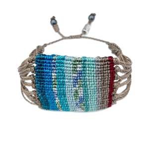Bracelet en perles Miyuki fait main - Bonheur - Product Image 1