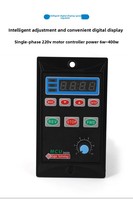 Controlador de Velocidad Digital UX52 220V para Motor de Engranajes de CA de 6W-400W, Protección IP65, Corriente Máxima de 20A, Velocidad Variable Inteligente
