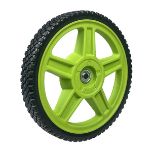 12-Inch <b>Plastic</b> <b>Wheels</b> Pvc Tires Pp Rims Airless For Utility Carts - Product Image 1