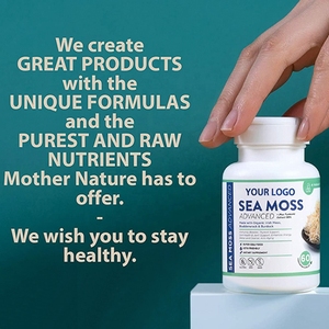 Private Label No Gummy Non GMO Bladderwrack Burdock Organic Irish <strong>Seamoss</strong> Sea Moss Capsules Pills <strong>Tablets</strong> - Product Image 3
