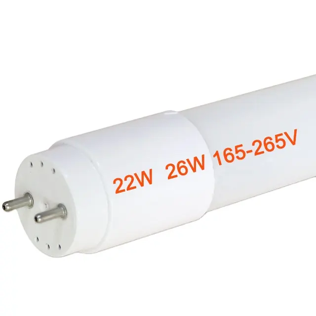 t8 led tube 22W to 26W led light 4ft 1200mm t8 glass tube led bulb tube light