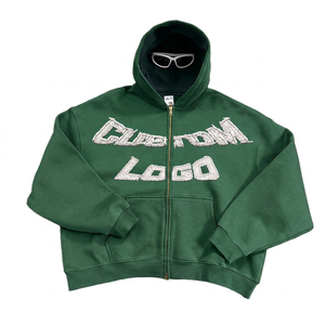 Sudadera con Capucha para Hombre, Estilo Urbano, Estampado de Dibujos Animados, Sin Cordones, Personalizable, Vintage, Efecto Desgastado, Ecológica, con Forro - Product Image 5