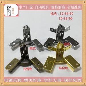 บานพับเหล็กชุบกวนหยานอู่จิน รุ่น T-Joint ขนาด 31x43x90 หรือ 40x53x90 องศา สำหรับประตูเฟอร์นิเจอร์ - Product Image 5