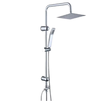 Chrome douche salle de bain ensembles baignoire douche robinet douche ensemble