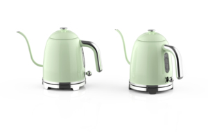 กาต้มน้ำไฟฟ้าแบบคอห่าน 1.0 ลิตร สแตนเลสสตีล สำหรับชงกาแฟดริปและชา - Product Image 2