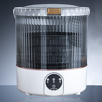 Mini Lave-linge Semi-Automatique Portable pour Sous-vêtements, Installation Facile, Télécommande, Prise Secteur, pour Chaussettes, Usage Domestique