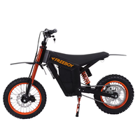 Moto tout-terrain électrique 48V 3000W, vitesse 55 km/h, frein à disque avant 14 pouces, arrière 12 pouces, conduite sur terrain accidenté