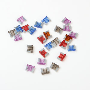 30A 32V 50 piezas por bolsa pequeña Mini PC Shell aleación de zinc Sharp pie plano coche horquilla fusible para portafusibles - Product Image 3