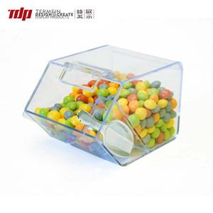 Thùng trưng bày kẹo acrylic trong suốt cao cấp đặt làm tại xưởng DSP Việt Nam, kèm thìa, đang bán - Product Image 2