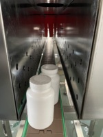 TB-100 Automatique machine À étiquettes de Douille avec la Vapeur ou électrique Tunnel de Rétraction