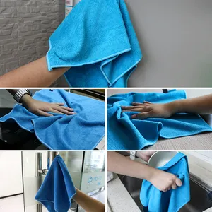 Microfibre personnalisée, super absorbante, non pelucheuse, facile à laver, magique, meilleure vaisselle, chiffons réutilisables pour la cuisine