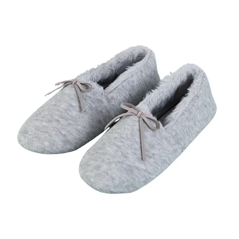 Sapato caseiro de qualidade feito sob medida com design simples e função de calor chinelo feminino sapatos casuais para o inverno