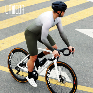 Vêtements de cyclisme LAMEDA pour hommes, combinaison longue à manches longues dégradées, tenue de course aérodynamique Pro Team, vêtements de cyclisme ODM - Product Image 1