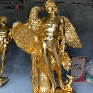 <span class=keywords><strong>Sculpture</strong></span> en bronze d'<span class=keywords><strong>Apollon</strong></span> grec en laiton finition antique, <span class=keywords><strong>sculpture</strong></span> de dieu <span class=keywords><strong>Apollon</strong></span> de haute qualité avec un aigle et un chien pour l'extérieur - Product Image 3
