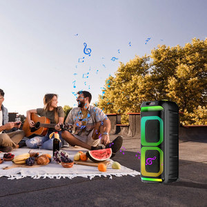 Altavoz Inteligente Portátil ABS-8203, Alta Potencia, Bajos Profundos, Audio para Exteriores, Tarjeta TF, <span class=keywords><strong>Radio</strong></span>, Altavoz Portátil para el Hogar, LED RGB para 5.0 - Product Image 3