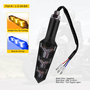 <span class=keywords><strong>Clignotants</strong></span> LED 2025 12V personnalisables <span class=keywords><strong>pour</strong></span> motos, feux avant blancs/ambres/rouges <span class=keywords><strong>pour</strong></span> conduite/virage/freinage, vélos de marque - Product Image 4