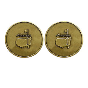 Custom Unique Designed Engraved Antique Single Double Sided Coin Ball Marker <strong>Golf</strong> - Product Image 2