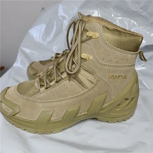 Botas Tácticas Rusas Nuevas, Resistentes al Agua, para Exteriores, Color Bronceado, Altura Media/Baja, 9 y 7 Pulgadas, Modelo TSB07 Personalizado - Product Image 5