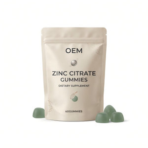 Gummies de citrate de zinc certifiées GMP OEM ODM, 45 unités, en vrac, fournisseur de marque privée, fabricant, directement de l'usine - Product Image 1