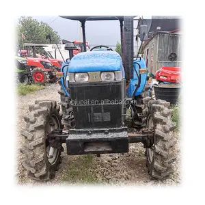 Tractores agrícolas de segunda mano, tractores de granja con cargador frontal y azada trasera, 50hp, 90hp, 904