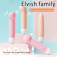 10 Modi USB-Aufladbarer Mini-Vibrator G-Punkt-Stimulator Klitoris Erotischer Weiblicher Masturbator Vibrator Sexspielzeug für Frauen Erwachsene 18+