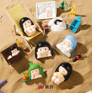 Mystery Box Meichai Daydream Serie Piccolo Artista, Miniature <span class=keywords><strong>Anime</strong></span>, Blind Box per Collezionisti, Ornamento da Scrivania - Product Image 3