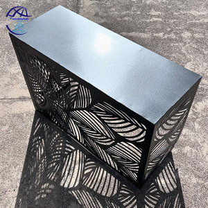 Couverture en aluminium de <span class=keywords><strong>climatiseur</strong></span> d'auvent en métal de temps de preuve de pluie externe - Product Image 2