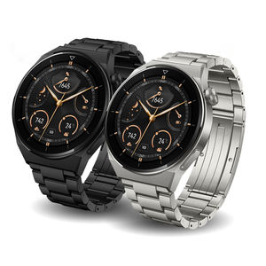 Correas de reloj de alta calidad de titanio con tres cuentas de Metal de 22MM para <span class=keywords><strong>Huawei</strong></span> <span class=keywords><strong>Watch</strong></span> <span class=keywords><strong>3</strong></span> <span class=keywords><strong>Pro</strong></span> GT3 GT2 pulseras correa de reloj - Product Image 1