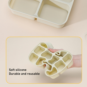 Logo personalizzato Premium 4/6/12-partizioni in Silicone macchina per cubetti di ghiaccio con coperchio, flessibile vassoio inodore per la conservazione di bevande fredde - Product Image 3