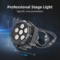 Projecteur de scène LED 6*10 quatre-en-un en gros, matrice COB PAR, combinaison de lumières pour scène, fête, performance, mini projecteur LED pour public