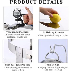 Réchaud en acier inoxydable de haute qualité et à <span class=keywords><strong>bas</strong></span> prix avec porte-couvercle <span class=keywords><strong>Buffet</strong></span> Thermos Chauffe-plats - Product Image 5