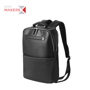 Bopai-sac à dos en cuir pour hommes, personnalisé, avec chargeur usb, de haute qualité, anti-vol, pour ordinateur portable d'affaires - Product Image 1