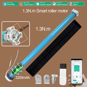 Tuya WiFi Matter Battery Roller Blind Motor Smart Tubular Motor App Remote Control for Hotel Window Shades FTJ25EL-N08/25R(zigbe - Product Image 5