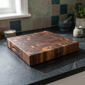 Planche à découper en bois robuste et personnalisée BS INTERNATIONAL BS-259, style moderne, écologique, passe au lave-vaisselle. - Product Image 1