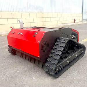Cortacésped de Control remoto eléctrico autopropulsado de alta calidad Modelo 800 chasis de acero sobre orugas mango de diseño de corte eficiente - Product Image 2