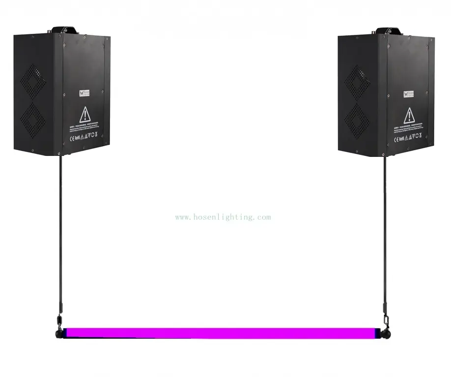 DMX Control Winch LED-Hebe system RGB Kinetic LED Lifting Pixel Tube Bühnen licht