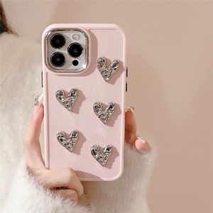 INS Style Designer Phone <b>case</b> for <b>iPhone</b> 15 14 12 13 11 Pro 3D Heard Decoration for <b>iphone</b> 8/<b>x</b>/xr/xs Max Phone <b>case</b> - Product Image 3
