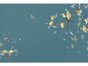 Zhenling — <span class=keywords><strong>papier</strong></span> <span class=keywords><strong>peint</strong></span> imprimé UV, tapisserie de style chinois, impression numérique, fleurs et <span class=keywords><strong>oiseaux</strong></span>, pour la décoration d'intérieur - Product Image 4