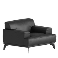 Ensemble de canapé de bureau en cuir écologique moderne, trois places, avec table basse, pour la maison, le bureau, la chambre à coucher, la salle à manger, le salon, l'hôtel, les réunions