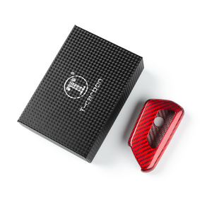 Étui pour <span class=keywords><strong>clé</strong></span> de voiture T-carbon pour <span class=keywords><strong>Volkswagen</strong></span> MK8 Golf 8 Tuang, coque de <span class=keywords><strong>clé</strong></span> en fibre de carbone, accessoire pour la <span class=keywords><strong>protection</strong></span> de la <span class=keywords><strong>clé</strong></span> de voiture - Product Image 5