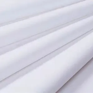 200TC % 100% pamuk veya % 100% Polyester 110*90 saf beyaz 110 inç 280cm genişliğinde otel hastane yatağı çarşafı kumaş